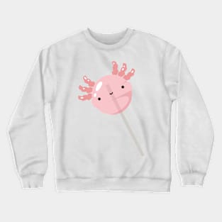 Axolotl lollipop Crewneck Sweatshirt